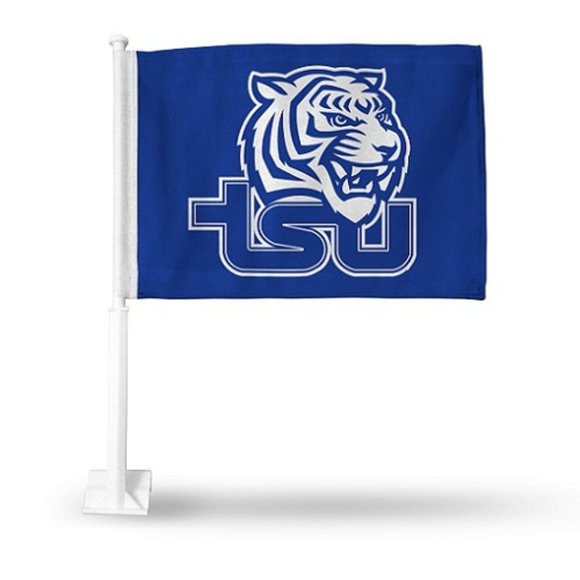 🆕 TENNESSEE STATE UNIVERSITY DOUBLE SIDED CAR FLAG - NCAA- MEN - Picture 1 of 1